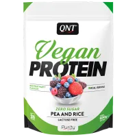 Протеин QNT VEGAN PROTEIN 500 г (29401/ PUR0046) порошок/ Red Fruits Party
