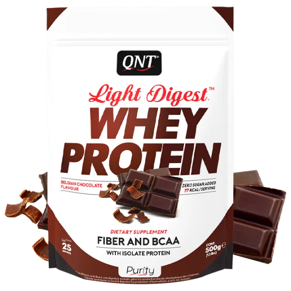 Proteină QNT WHEY LIGHT DIGEST 500 g (5656/ PUR0013) praf/ Ciocolată photo 1 Proteină QNT WHEY LIGHT DIGEST 500 g (5656/ PUR0013) praf/ Ciocolată photo 1