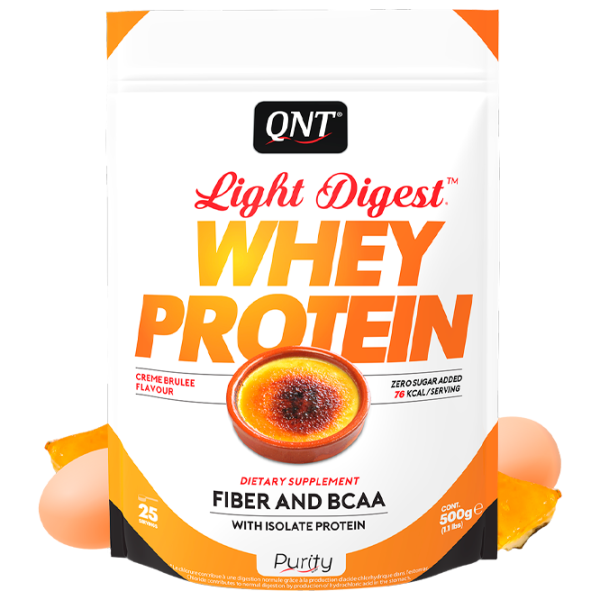 Протеин QNT WHEY LIGHT DIGEST 500 г (5657/ PUR0015) порошок/ Крем брюле photo 1 Протеин QNT WHEY LIGHT DIGEST 500 г (5657/ PUR0015) порошок/ Крем брюле photo 1