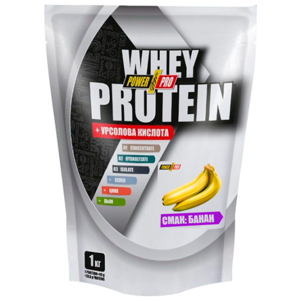 Proteină POWER PRO Whey Protein Blend 1000 g (29143) praf/ Banană photo 1 Proteină POWER PRO Whey Protein Blend 1000 g (29143) praf/ Banană photo 1
