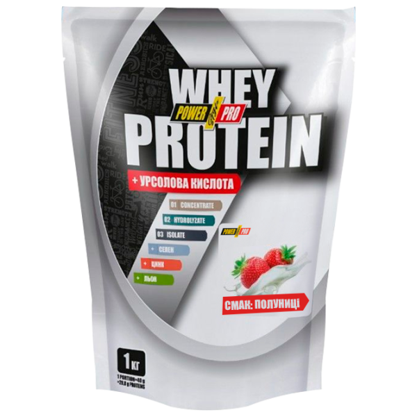 Proteină POWER PRO Whey Protein Blend 1000 g (29139) praf/ Сăpșuni photo 1 Proteină POWER PRO Whey Protein Blend 1000 g (29139) praf/ Сăpșuni photo 1