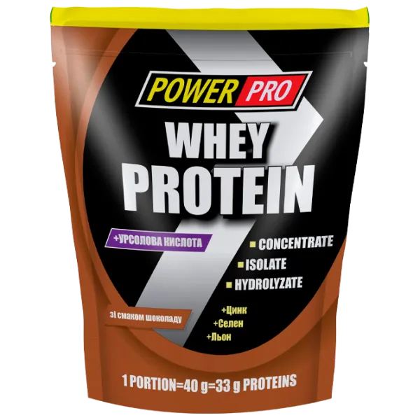 Proteină POWER PRO Whey Protein Blend 1000 g (29136) praf/ Ciocolată photo 1