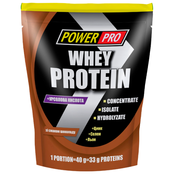 Proteină POWER PRO Whey Protein Blend 1000 g (29136) praf/ Ciocolată photo 1