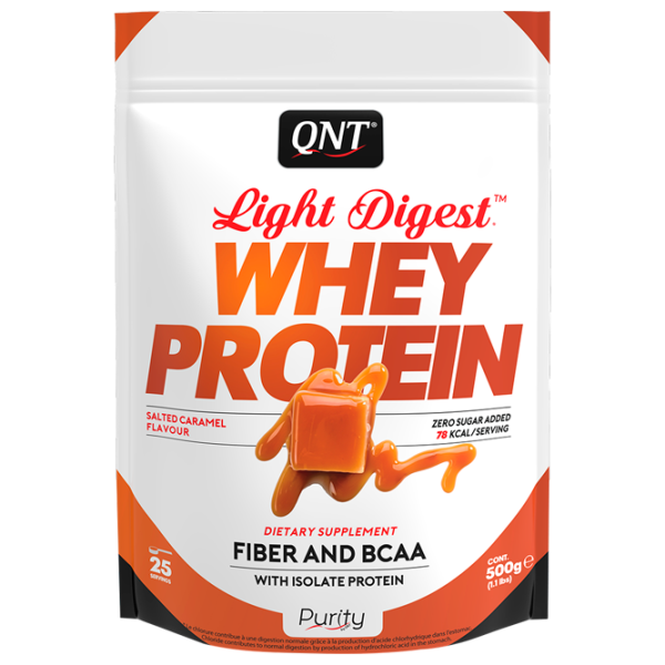 Proteină QNT WHEY LIGHT DIGEST 500 g (26433/ PUR0045) praf/ Caramelă sărată photo 1 Proteină QNT WHEY LIGHT DIGEST 500 g (26433/ PUR0045) praf/ Caramelă sărată photo 1