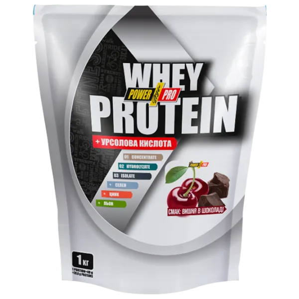 Proteină POWER PRO Whey Protein Blend 1000 g (29137) praf/ Vişină în ciocolată photo 1 Proteină POWER PRO Whey Protein Blend 1000 g (29137) praf/ Vişină în ciocolată photo 1