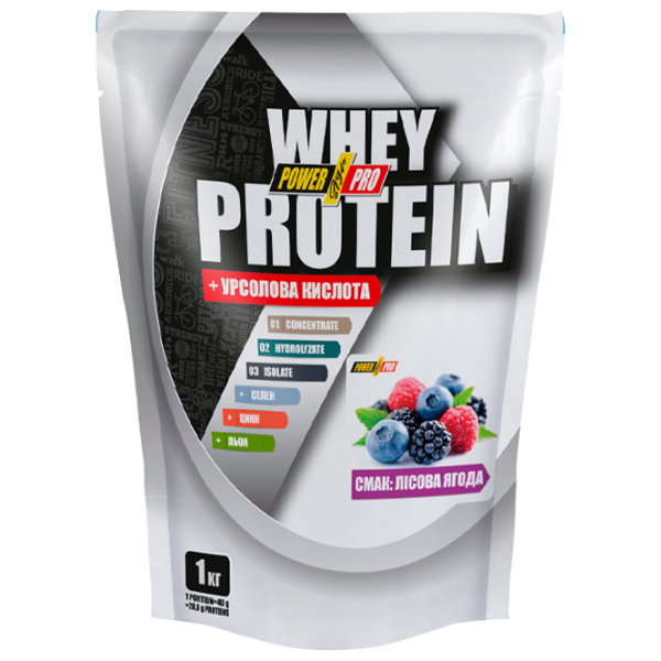 Proteină POWER PRO Whey Protein Blend 1000 g (29138) praf/ Fructe de pădure photo 1