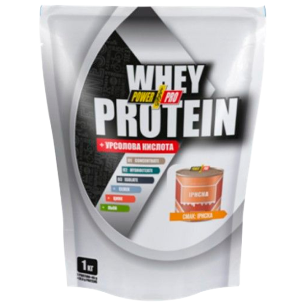 Proteină POWER PRO Whey Protein Blend 1000 g (29134) praf/ Caramel photo 1