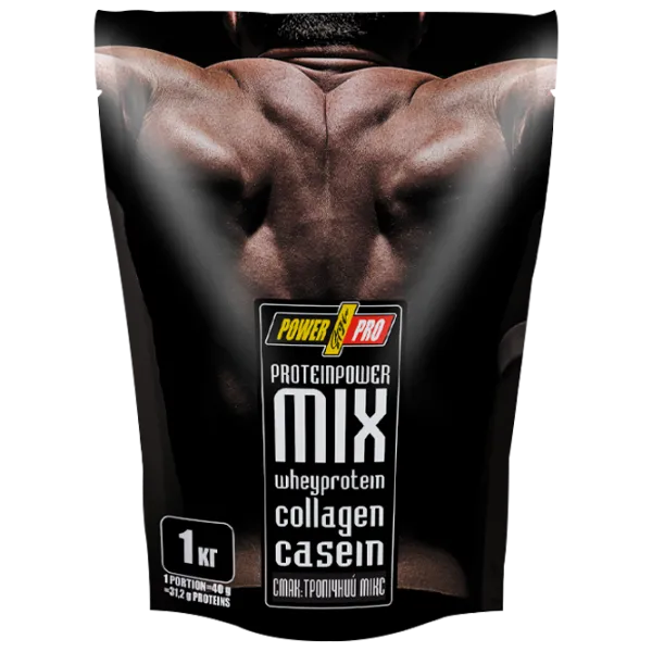 Proteină POWER PRO Protein Mix 1000 g (29147) praf/ Tropical mix photo 1 Proteină POWER PRO Protein Mix 1000 g (29147) praf/ Tropical mix photo 1