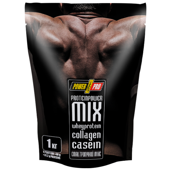 Proteină POWER PRO Protein Mix 1000 g (29147) praf/ Tropical mix photo 1 Proteină POWER PRO Protein Mix 1000 g (29147) praf/ Tropical mix photo 1