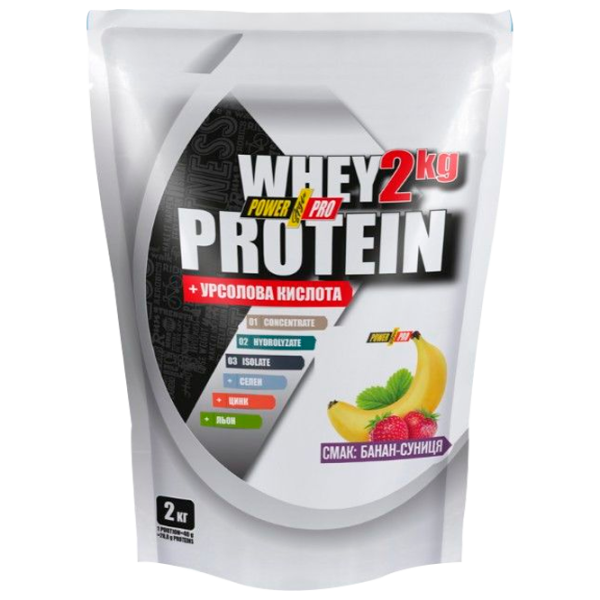 Proteină POWER PRO Whey Protein Blend 2000 g (30083) praf/ Banana, căpșuni photo 1 Proteină POWER PRO Whey Protein Blend 2000 g (30083) praf/ Banana, căpșuni photo 1