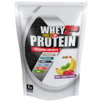 Протеин POWER PRO Whey Protein Blend 2000 г (30083) порошок/ Банан, клубника
