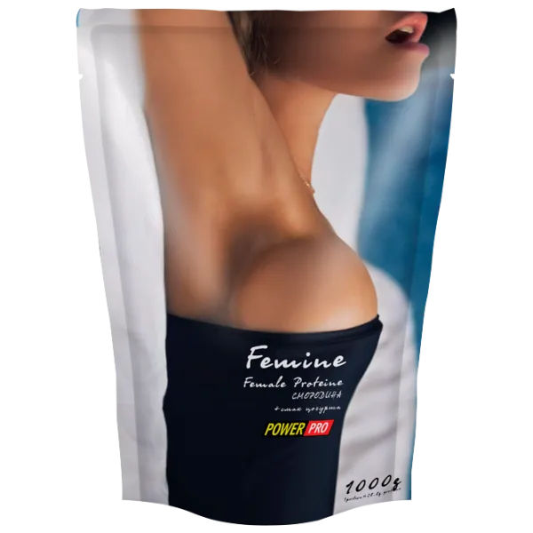 Proteină POWER PRO Whey Protein Blend “Femine-PRO” 1000 g (30086) praf/ Coacăză și iaurt photo 1 Proteină POWER PRO Whey Protein Blend “Femine-PRO” 1000 g (30086) praf/ Coacăză și iaurt photo 1