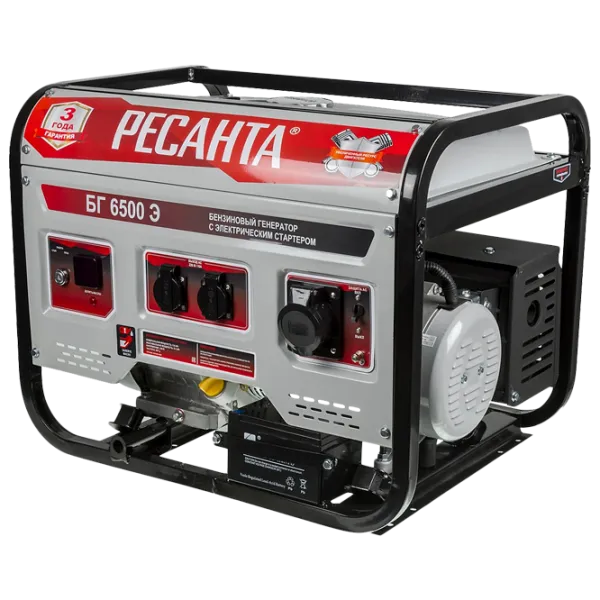 Генератор Resanta BG6500 220 В Бензин/ 5 кВт photo 1