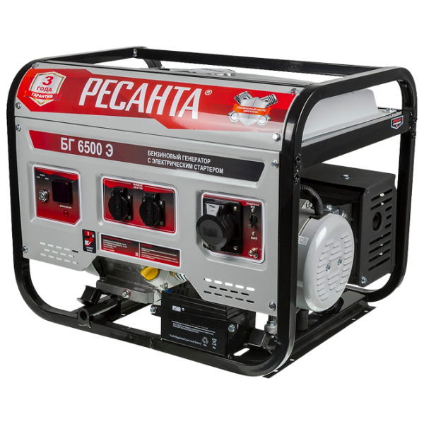 Генератор Resanta BG6500 220 В Бензин/ 5 кВт photo 1