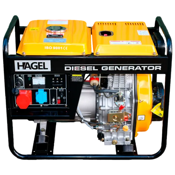 Генератор Hagel 8000CLE-3 220 - 380 В Дизель/ 6.5 кВт photo 1