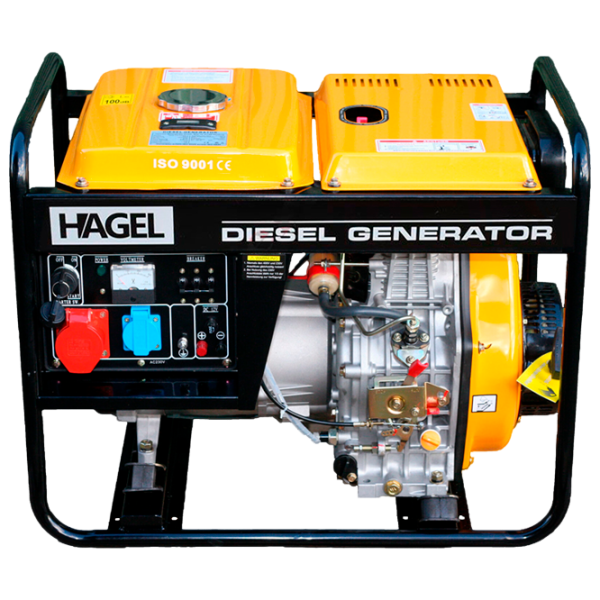 Генератор Hagel 8000CLE-3 220 - 380 В Дизель/ 6.5 кВт photo 1