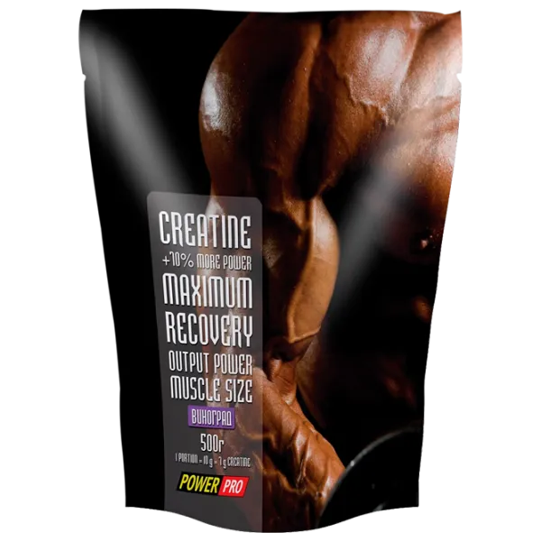 Creatină POWER PRO Creatine monohydrate-70% (30092) 500 g photo 1
