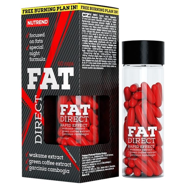 Arzătoare de grăsime Nutrend FAT DIRECT (15481) 60 capsule photo 1
