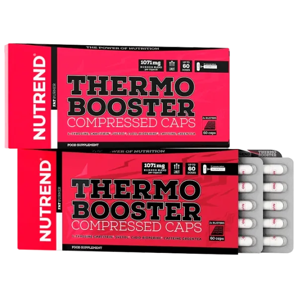 Arzătoare de grăsime Nutrend THERMOBOOSTER COMPRESSED (4840) 60 capsule photo 1