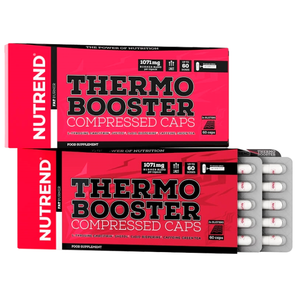Arzătoare de grăsime Nutrend THERMOBOOSTER COMPRESSED (4840) 60 capsule photo 1