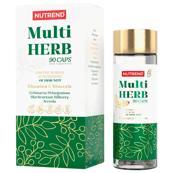 Vitamine și minerale Nutrend MULTIHERB (25808) 90 capsule photo 1