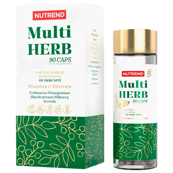 Vitamine și minerale Nutrend MULTIHERB (25808) 90 capsule photo 1