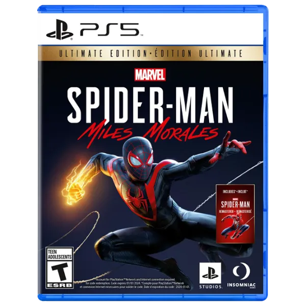 Marvel's Spider-Man Miles Morales Ultimate Edition Game for PlayStation 5 photo 1