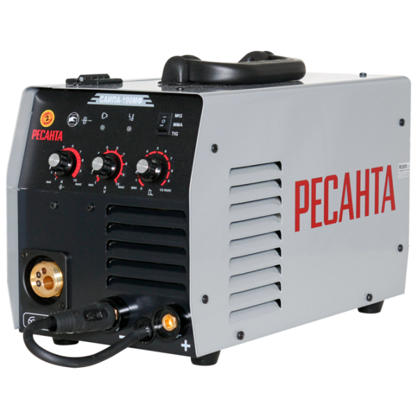 Aparat de sudat Resanta САИПА-190МФ 230 V semiautomat (MIG/ MAG) , cu gaz inert (TIG) photo 1