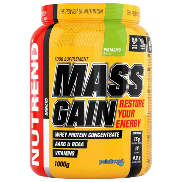 Gainer Nutrend Mass Gain (18110) Fistic 1000 g photo 1