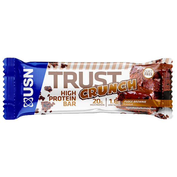 Batoane proteice USN TRUST CRUNCH Brownie (18013) 60 g photo 1 Batoane proteice USN TRUST CRUNCH Brownie (18013) 60 g photo 1