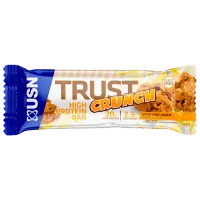 Batoane proteice USN TRUST CRUNCH Ciocolata alba, biscuit (18011) 60 g