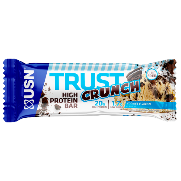 Batoane proteice USN TRUST CRUNCH Cookies and cream (24659) 60 g photo 1