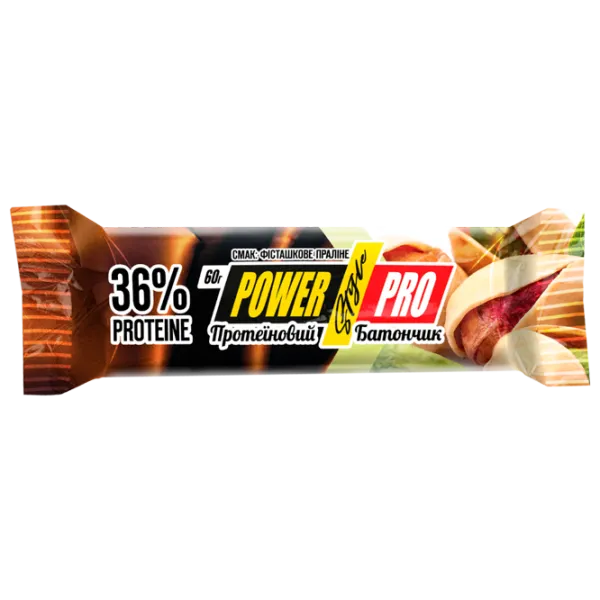 Batoane proteice POWER PRO PROTEIN BAR Fistic (29158) 60 g photo 1 Batoane proteice POWER PRO PROTEIN BAR Fistic (29158) 60 g photo 1