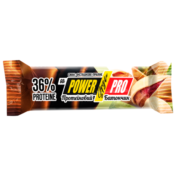 Batoane proteice POWER PRO PROTEIN BAR Fistic (29158) 60 g photo 1 Batoane proteice POWER PRO PROTEIN BAR Fistic (29158) 60 g photo 1