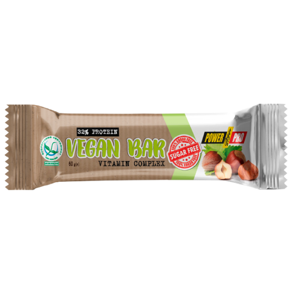 Batoane proteice POWER PRO PROTEIN BAR Nuc (29155) 60 g photo 1