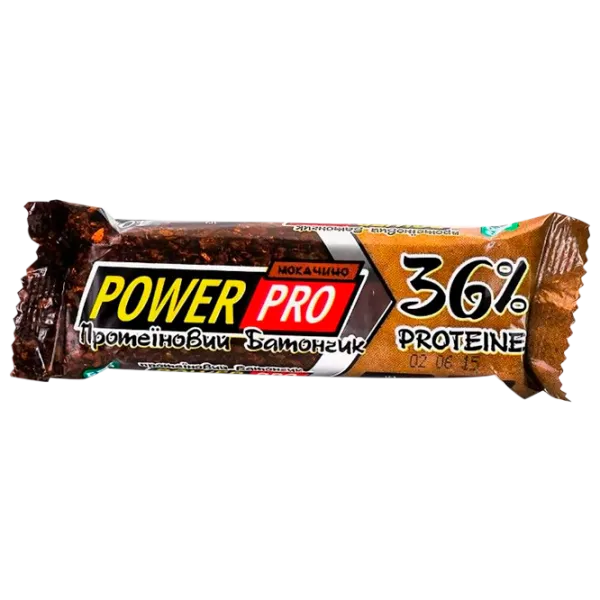 Batoane proteice POWER PRO PROTEIN BAR Mocachino (30101) 60 g photo 1