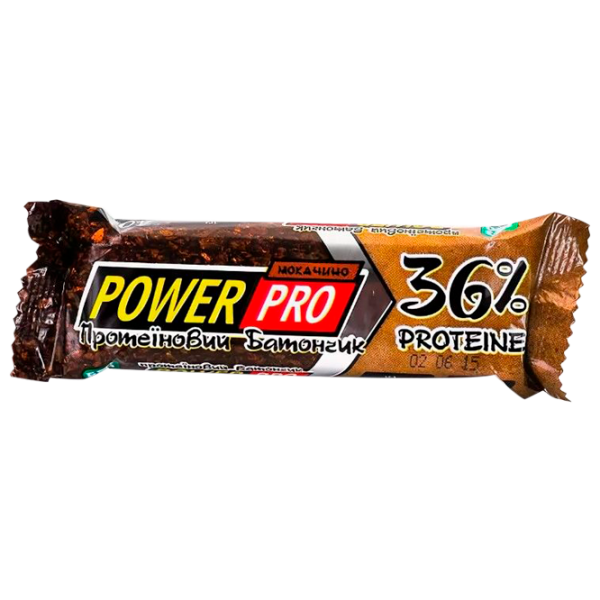 Batoane proteice POWER PRO PROTEIN BAR Mocachino (30101) 60 g photo 1
