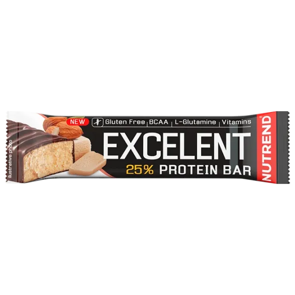 Batoane proteice Nutrend EXCELENT PROTEIN BAR Unt de arahide (29422) 85 g photo 1