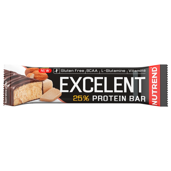 Batoane proteice Nutrend EXCELENT PROTEIN BAR Unt de arahide (29422) 85 g photo 1
