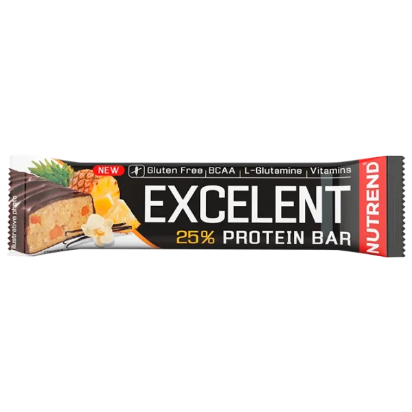 Batoane proteice Nutrend EXCELENT PROTEIN BAR Ananas, vanilie (9546) 85 g photo 1