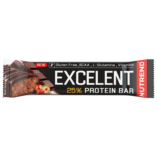 Batoane proteice Nutrend EXCELENT PROTEIN BAR Ciocolata cu nuci (5022) 85 g photo 1