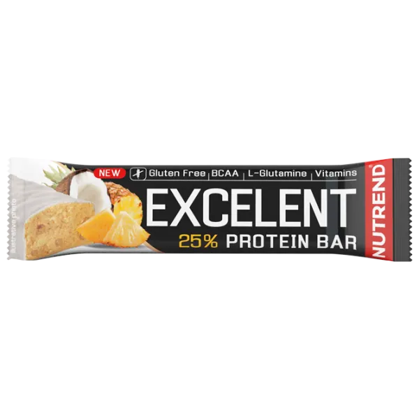 Batoane proteice Nutrend EXCELENT PROTEIN BAR Ananas, nucă de cocos (5020) 85 g photo 1