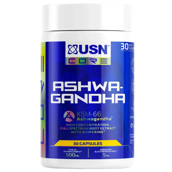 Stimulatoare de testosteron USN ASHWAGANDHA (24654) 30 capsule photo 1