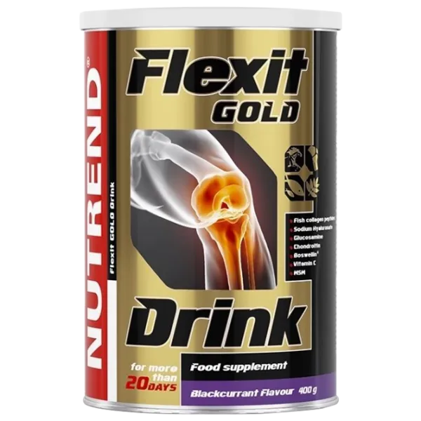 Condroprotectoare Nutrend FLEXIT GOLD DRINK (5535) Coacăză neagră 400 g photo 1 Condroprotectoare Nutrend FLEXIT GOLD DRINK (5535) Coacăză neagră 400 g photo 1