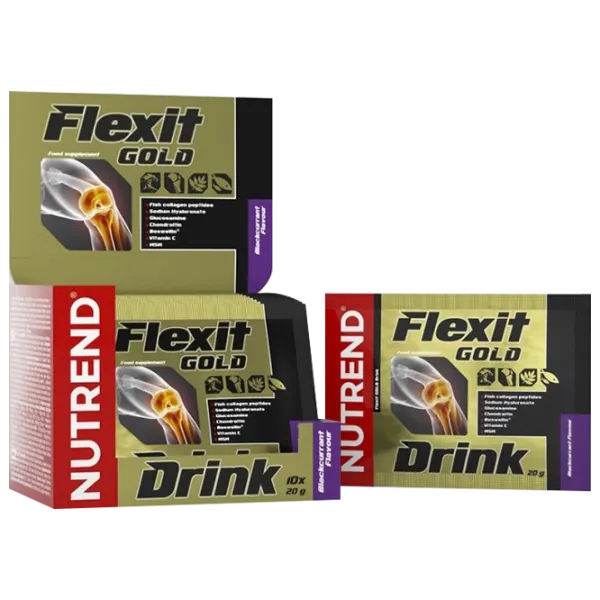 Condroprotectoare Nutrend FLEXIT GOLD DRINK (21920) Coacăză neagră 20 g photo 1