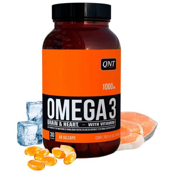 Antioxidanți QNT OMEGA 3 (1939) Numărul de capsule: 60 capsule photo 1