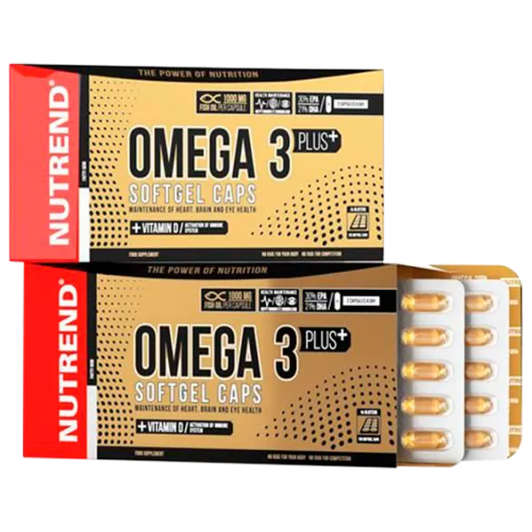 Antioxidanți Nutrend OMEGA 3 PLUS (8207) Numărul de capsule: 120 capsule photo 1