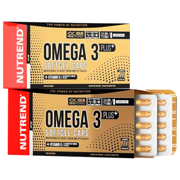 Antioxidanți Nutrend OMEGA 3 PLUS (8207) Numărul de capsule: 120 capsule photo 1