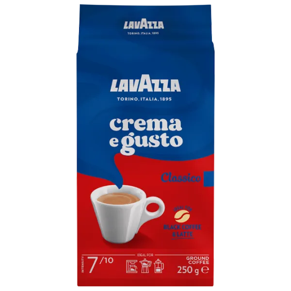 Cafea LAVAZZA CREMA E GUSTO Măcinată/ Classic/ 250 g photo 4