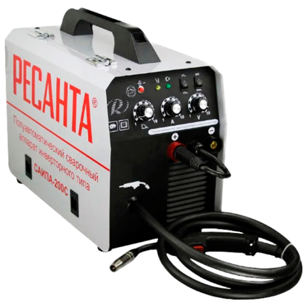 Сварочный аппарат Resanta САИПА-200C 230 - 240 В полуавтоматическая (MIG/ MAG) photo 1